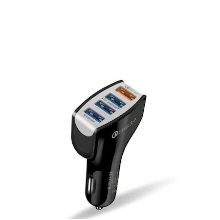 Incarcator Auto 12V, 4x USB 3.0 cu incacare rapida - Negru [2]