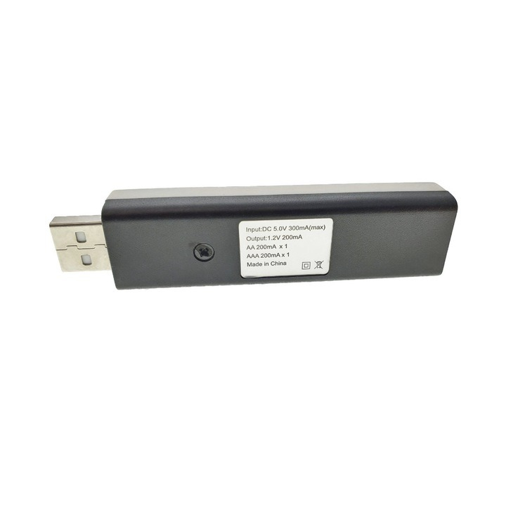 Incarcator USB , XN-101, pentru acumulator tip AA si AAA - Alb [5]