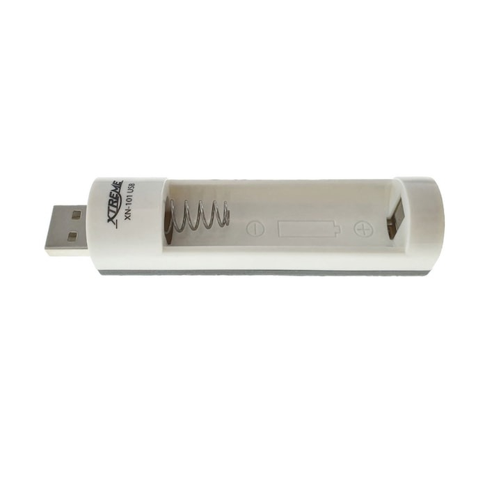 Incarcator USB , XN-101, pentru acumulator tip AA si AAA - Alb [6]