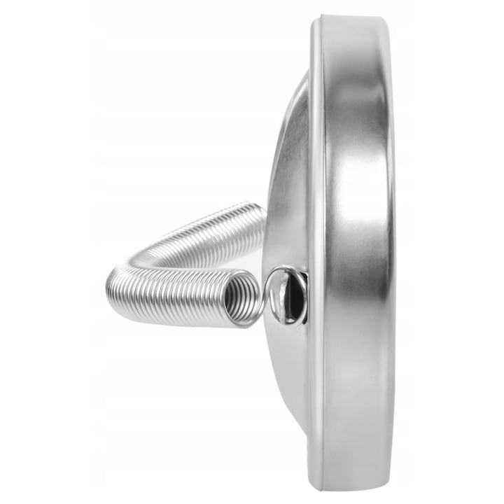 Indicator analogic de temperatura pentru conducte, fixare cu arc, scala 0-120°C, cadran 6.3 cm, argintiu [6]