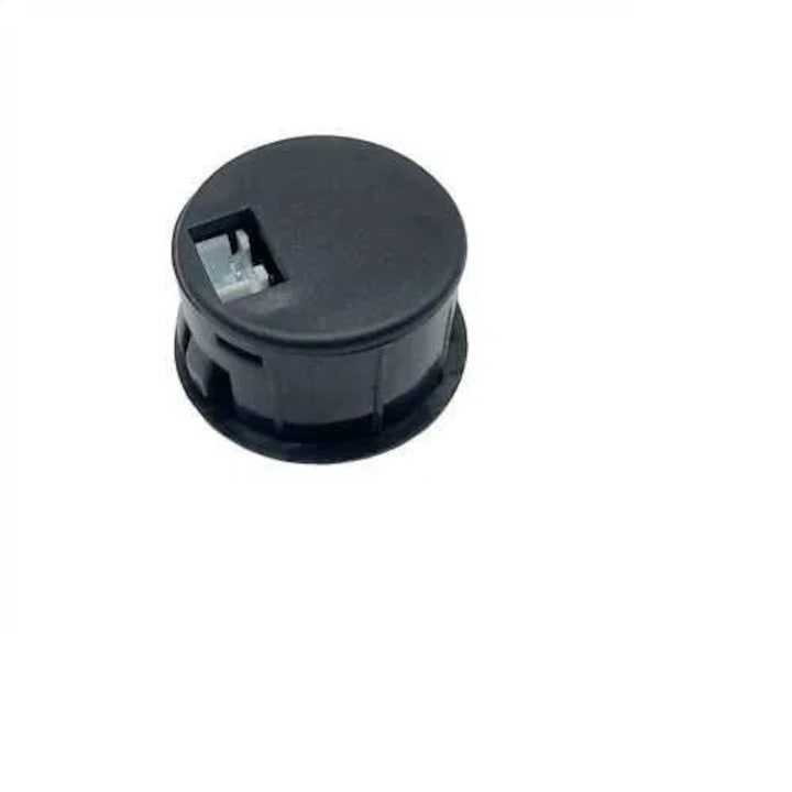 Indicator digital tensiune DC 4-100V pentru panou, afisaj LED rosu, voltmetru rotund cu montaj incastrat, doua fire, diametru 33.8 mm [5]