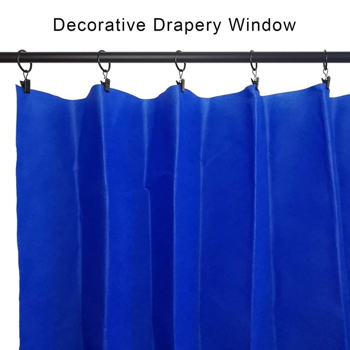 Inel metalic cu clema de agatat pentru perdele, draperii, diametru 22 mm - Bronz [7]