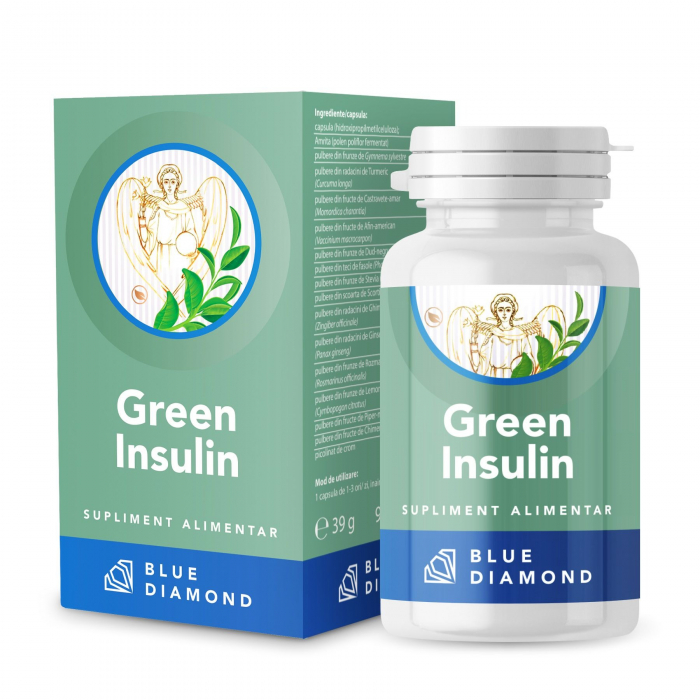 Insulina verde, regleaza glicemia, supliment natural, cantitate 90 capsule