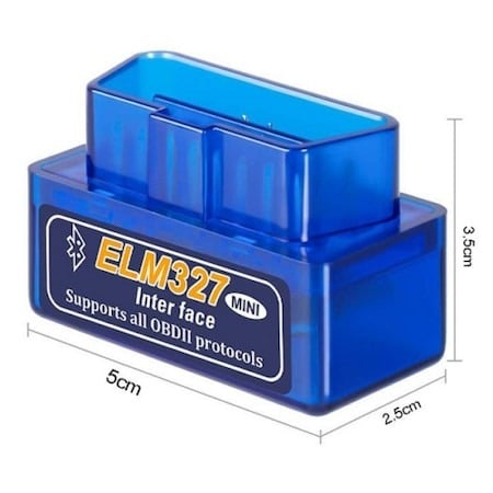 Interfata OBD II diagnoza auto pe telefon, conexiune bluetooth ELM327 - Albastru [3]