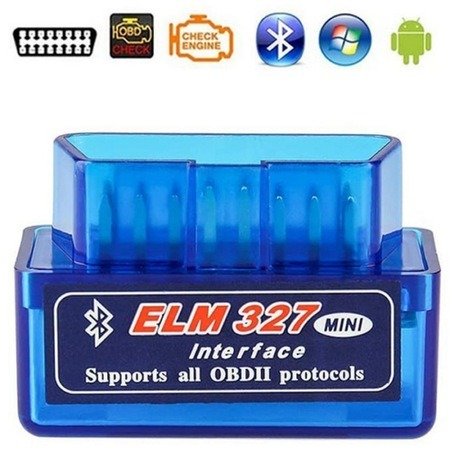 Interfata OBD II diagnoza auto pe telefon, conexiune bluetooth ELM327 - Albastru [5]