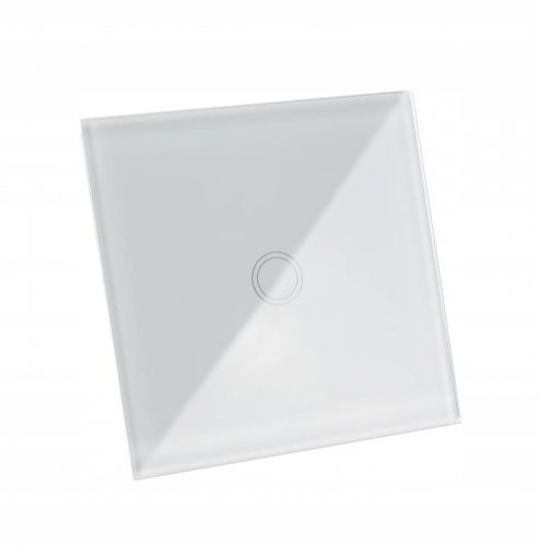 Intrerupator tactil din sticla, LED, sarcina maxima 300W - Alb [4]