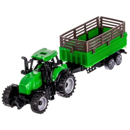 Set complet pentru copii,102 piese Ferma cu animale,tractoare,gospodarie - Multicolor [4]