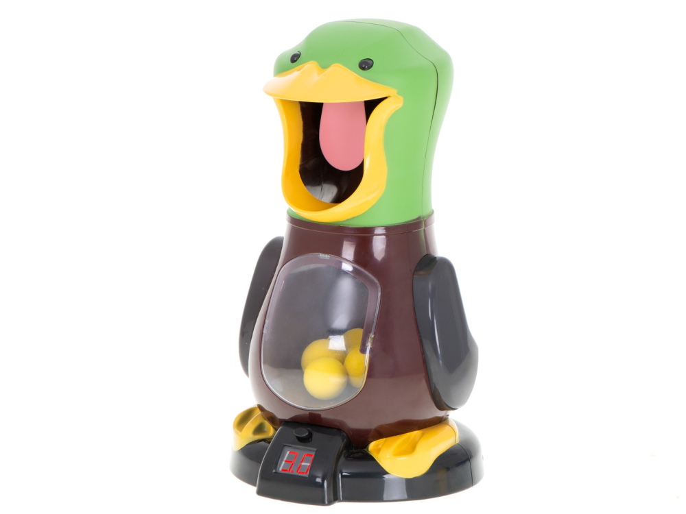 Jucarie interactiva pentru copii, 1 pistol, 10 bile, model ratusca, afisaj electronic pentru scor, 17.5 x 32 cm [8]