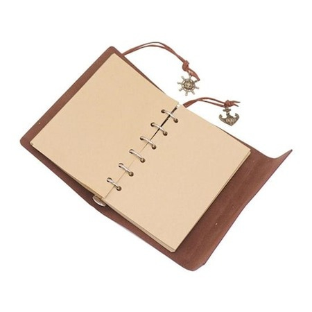 Jurnal de calatorie Vintage, 150x100 mm, A6 - Gri [3]