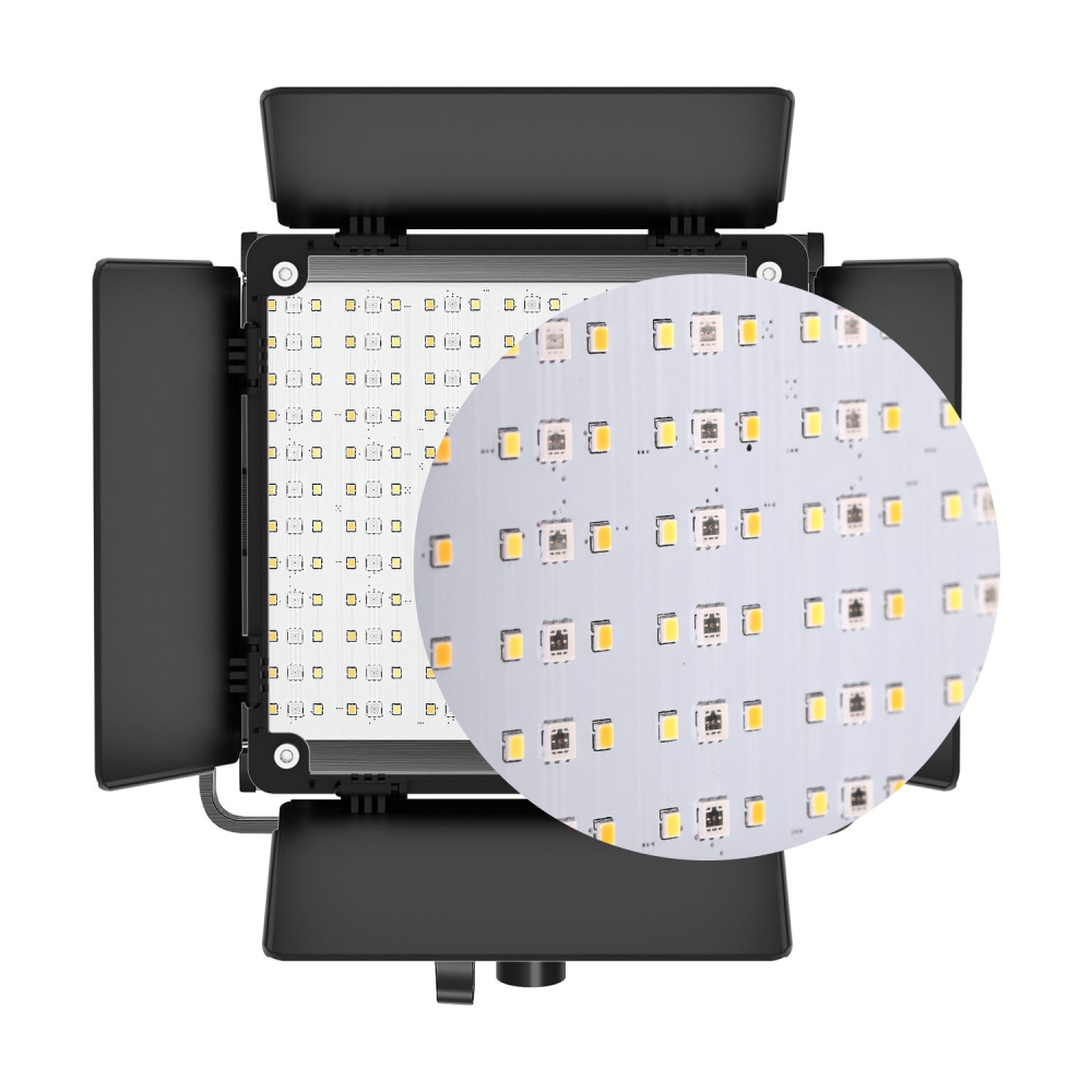 Kit 2 Panouri RGB, GVM 800D, 252 LED, trepiezi 200 cm inclusi, geanta transport si accesorii [6]