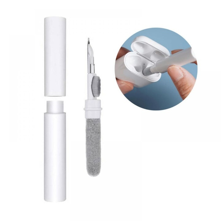 Kit curatare 5 in 1 pentru casti wireless, AirPods, smartphone, tastatura si aparate foto, instrument multifunctional pentru intretinerea dispozitivelor electronice [2]