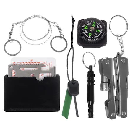 Kit de Supravietuire 7 in 1- Multifunctional,Camping,Vanatoare,Pescuit,Cutie de Depozitare [2]