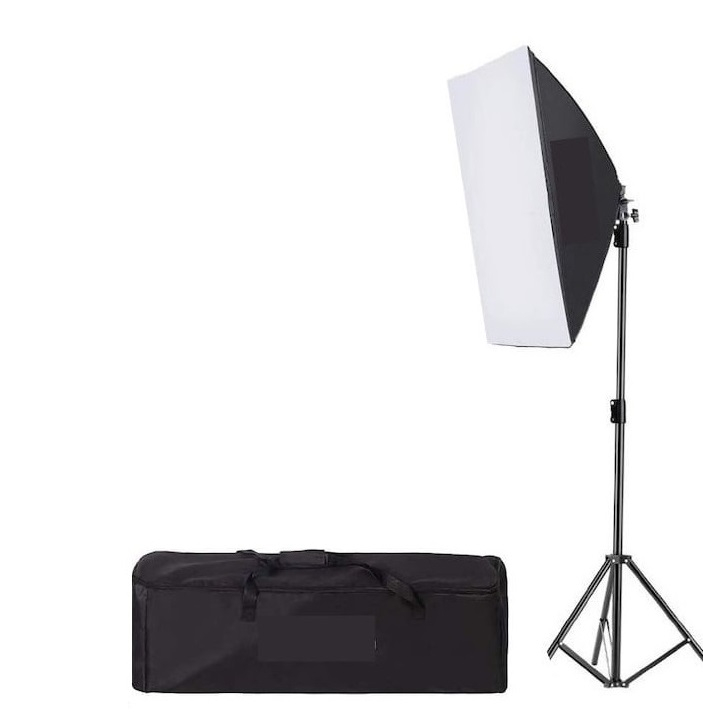 Softbox cu trepied reglabil 200 cm, fara bec, geanta de transport inclusa