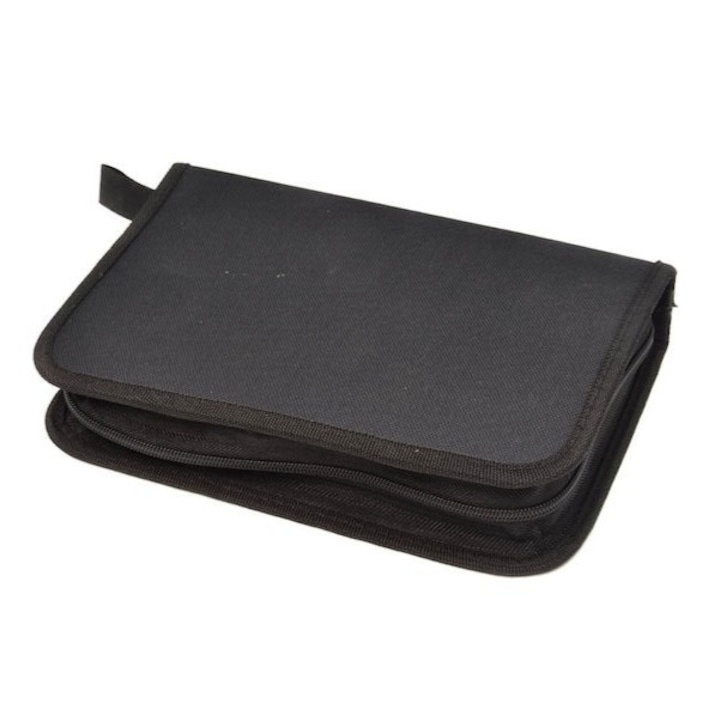 Kit retelistica pentru testare si mufare cabluri, tester, cleste de sertizare, surubelnite si geanta de transport, 27x15x5 cm, negru-verde [11]