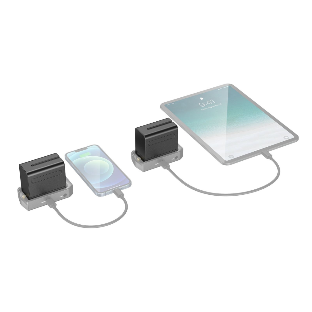 Kit SmallRig 3823 cu 2 Acumulatori tip Sony NP-F970 si Incarcator [7]