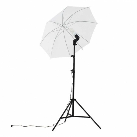 Kit studio foto,lumini,2 umbrele,suport fundal reglabil 2x3m + 3 panze fundal multicolore, 2x bec 150W [5]