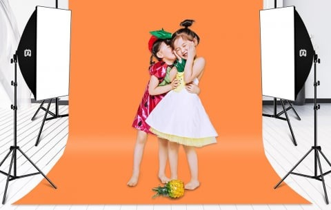 Kit studio foto, softbox 50 x 70 cm, 1 bec LED 30W 5700K, trepied 200 cm [6]