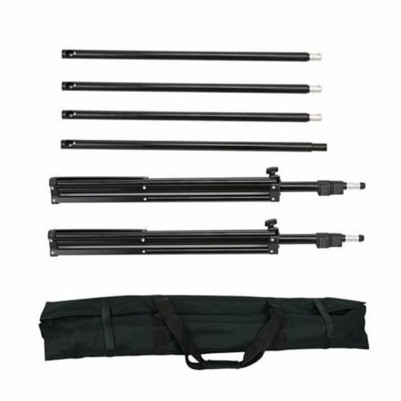 Kit studio foto, suport fundal reglabil 2x3m, clesti inclusi + 3 panze de fundal multicolore 2x3m [5]