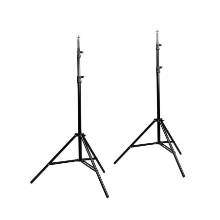Kit studio foto, suport fundal reglabil 2x3m, clesti inclusi + 3 panze de fundal multicolore 2x3m [4]