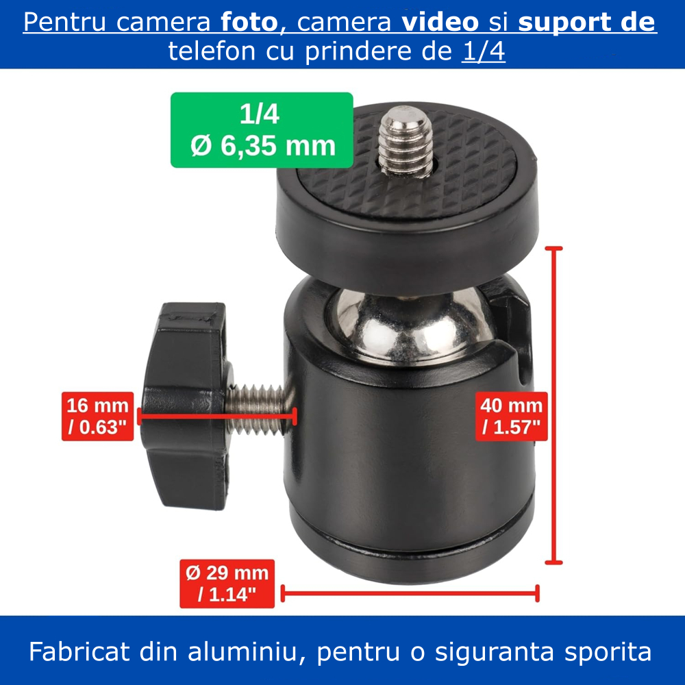 Kit universal pentru fotografie si filmari cu telefon, trepied reglabil 200 cm, brat flexibil cu cap bila, suport telefon rotativ portret/landscape, telecomanda Bluetooth [5]