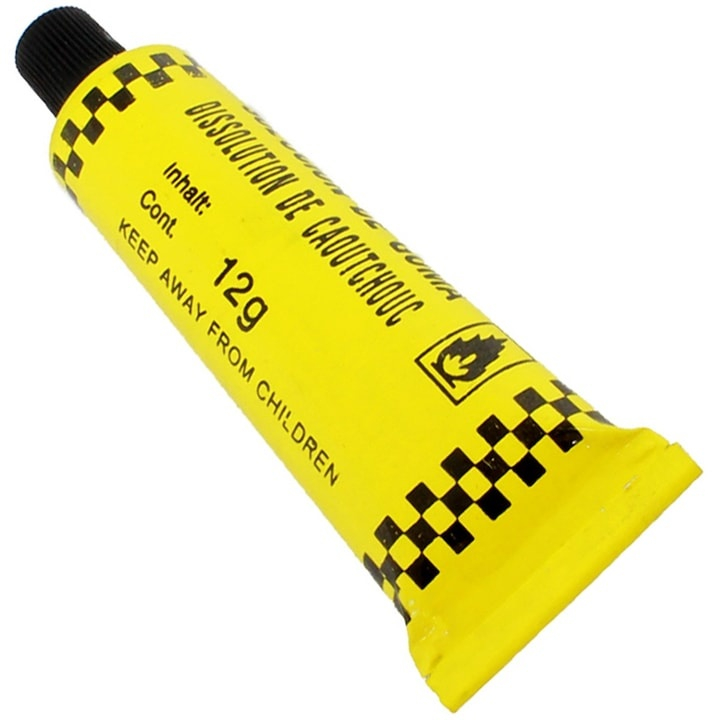 Kit vulcanizare auto la rece pentru reparare anvelope, cu snururi si adeziv cauciuc [9]