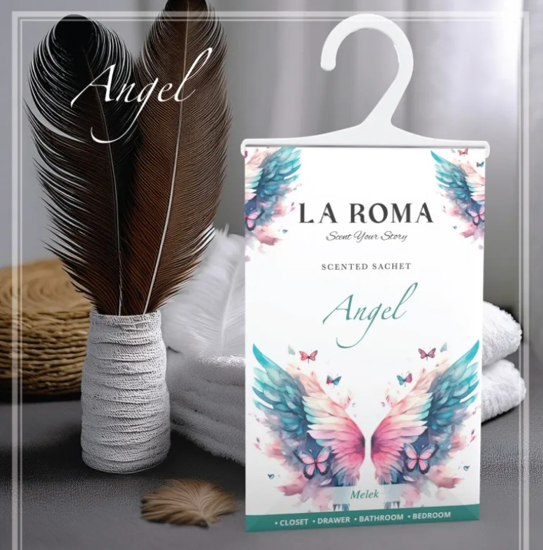 Odorizant pentru dulap La Roma – Angel, Aromă Luminoasă și Rafinată pentru Haine Proaspăt Parfumate, Inspirată din Eleganța Parfumeriei Italiene [2]