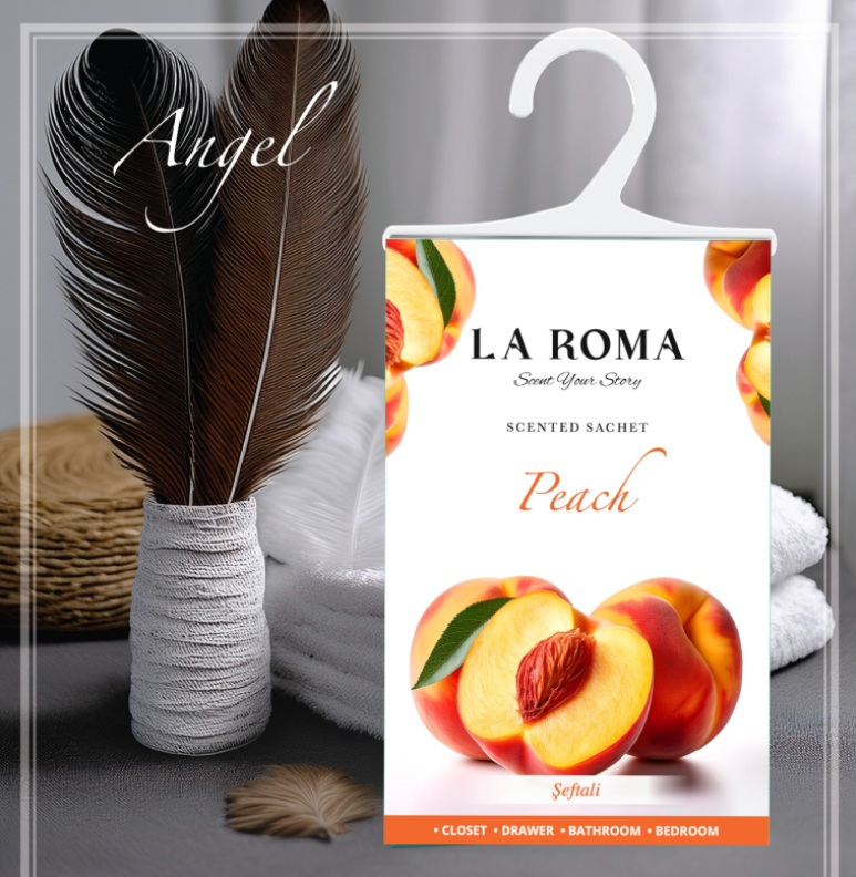 Odorizant pentru dulap La Roma – Piersică, Aromă Fructată și Catifelată pentru Haine Proaspăt Parfumate, Inspirată din Dulceața Verii Mediteraneene [3]
