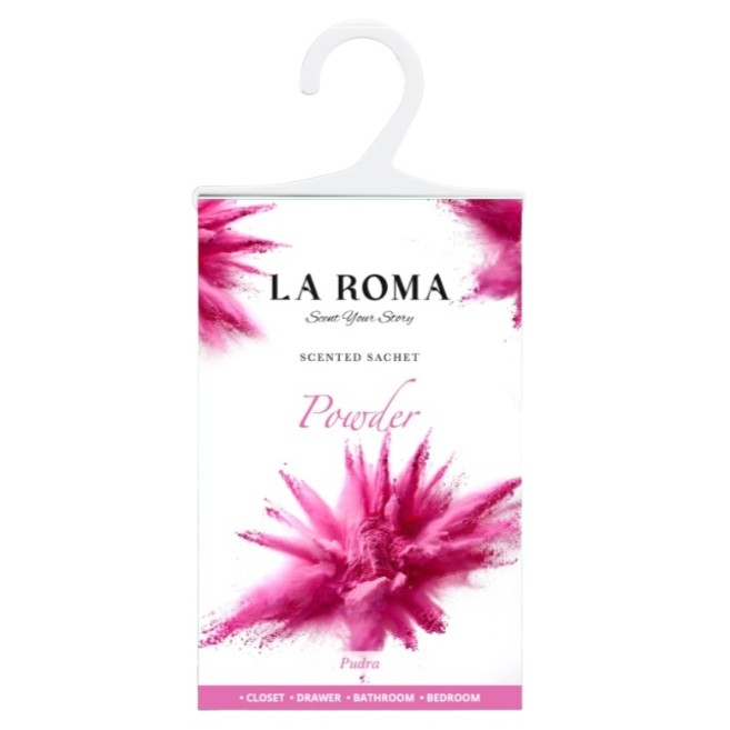 Odorizant pentru dulap La Roma – Powder, Aromă Pudrată și Elegantă pentru Haine Proaspăt Parfumate, Inspirată din Rafinamentul Parfumeriei Mediteraneene [1]