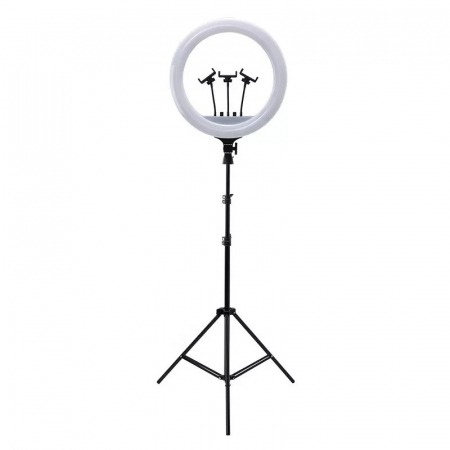 Lampa circulara LED,diametru 53 cm,trepied 200 cm si telecomanda Bluetooth pentru telefon [4]
