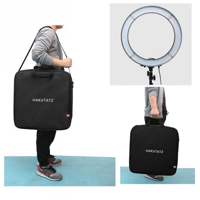 Lampa circulara profesionala 19"-48 cm, trepied 200 cm, accesorii si geanta inclusa [5]