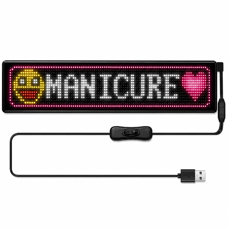 Lampă de afișare cu bandă LED auto IP65 19x89cm [10]