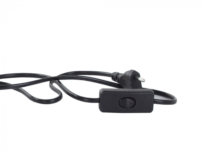 Lampa de birou cu suport, alimentare 220V, soclu E27 becuri clasice - Negru [3]