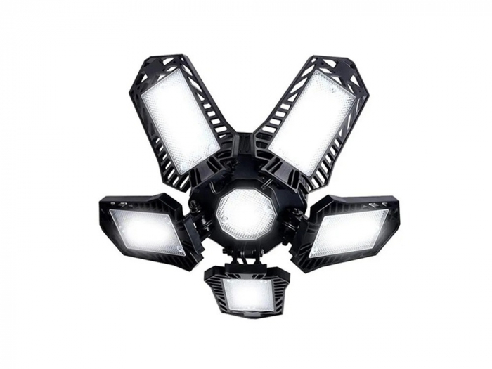Lampa LED de atelier si garaje cu brate rabatabile, soclu standard E27, 135 LED [4]
