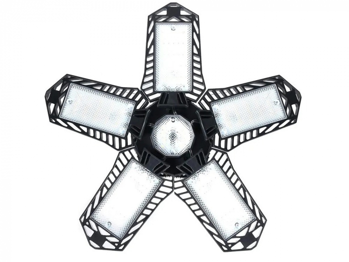 Lampa LED de atelier si garaje cu brate rabatabile, soclu standard E27, 135 LED [10]