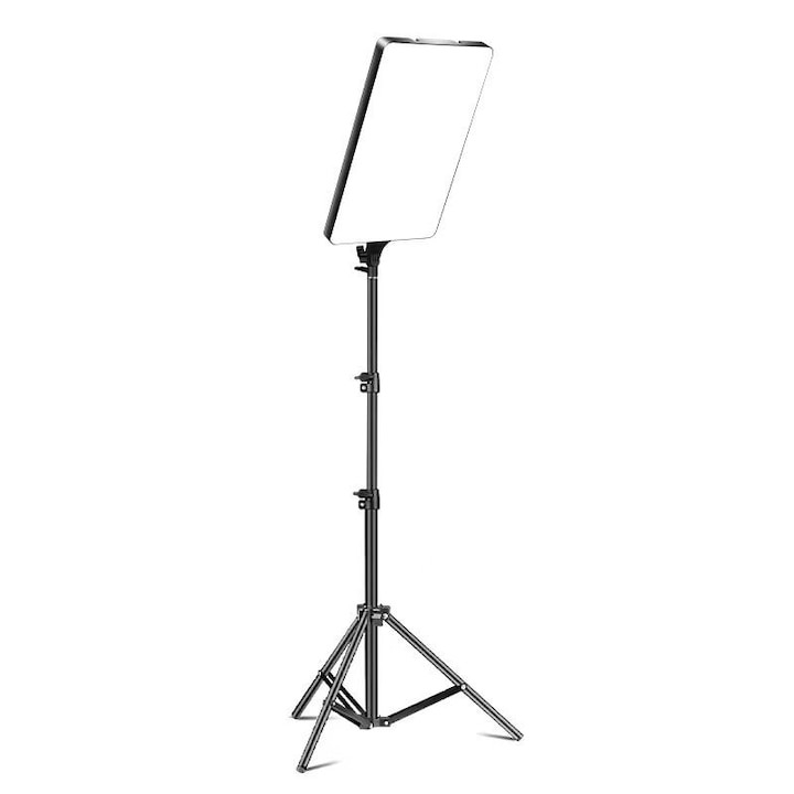 Dactylion Lampa LED profesionala 47x28 cm, trepied reglabil 200 cm…