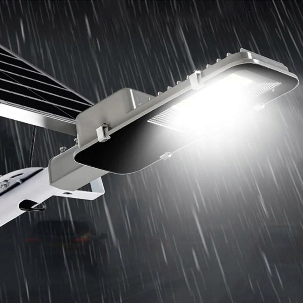 Lampa solara 102 LED cu panou, telecomanda control, rezistenta la apa, IP66, putere 600W [4]