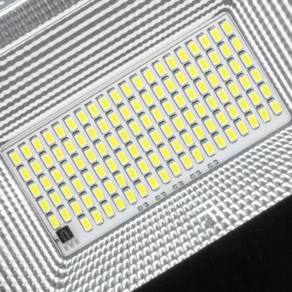 Lampa solara, putere 1200 W, 800 LED-uri, suport pentru perete, stalp, complet rezistenta la fenomene meteo (protectie IP66), telecomanda inclusa, negru [8]
