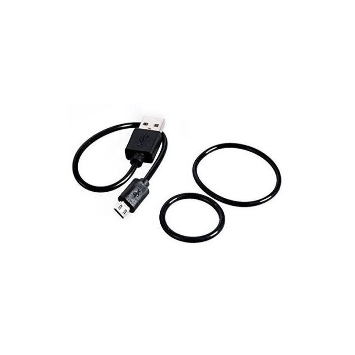 Lampa stop LED pentru bicicleta cu incarcare USB,baterie 1200 mAh, culori rosu,albastru [3]