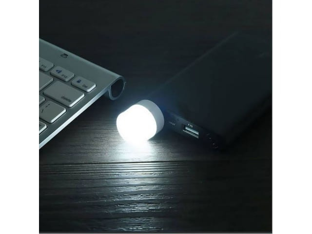 Lampa USB, lumina rece, 1W, 5V, plastic/aluminiu, 35 x 23.5 mm, portabila [9]