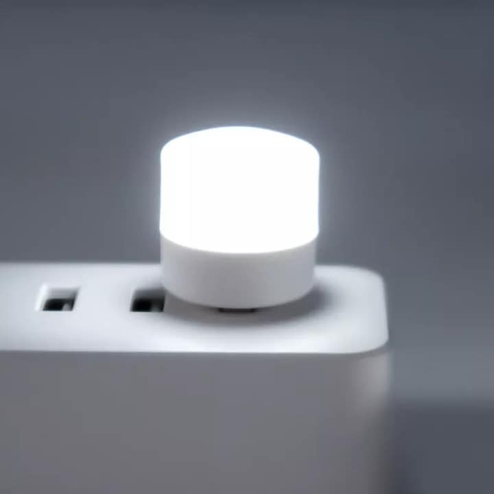 Lampa USB, lumina rece, 1W, 5V, plastic/aluminiu, 35 x 23.5 mm, portabila [3]
