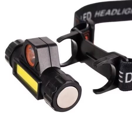 Lanterna frontala LED reincarcabila , 3W, 120 lumeni,cu acumulator si trusa depozitare [5]