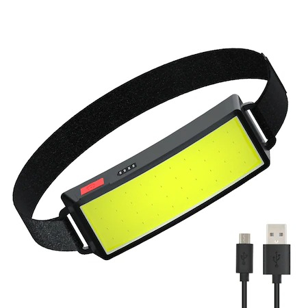 Lanterna LED pentru cap,banda LED de 12 cm,model TM-G14,rezistenta la apa [7]