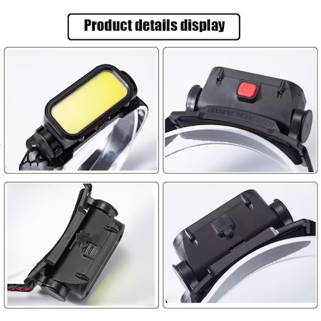 Lanterna LED pentru cap,baterie 1200 mAh,putere 10W,rezistenta la apa [2]