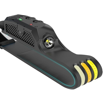 Lanterna frontala LED cu 3 benzi,baterie 1200 mAh,800 lumeni,3 culori LED [4]
