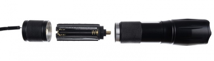 Lanterna LED 10.000 lumeni, 2 moduri de iluminare,acumulator si trusa depozitare incluse [7]