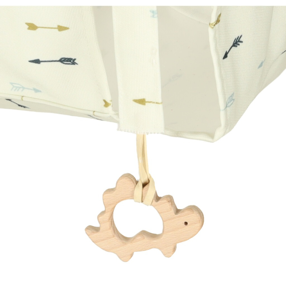 Leagan din lemn, pentru copii, bumbac, usor de montat, bej/alb [7]