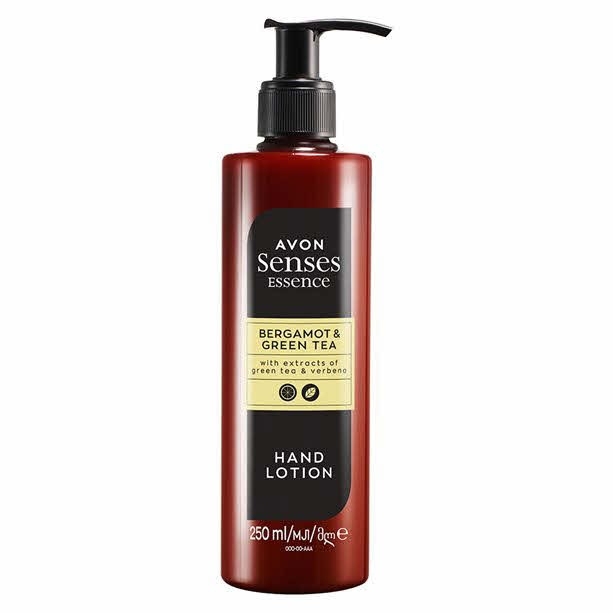 Lotiune de maini AVON senses Essence cu bergamota si ceai verde