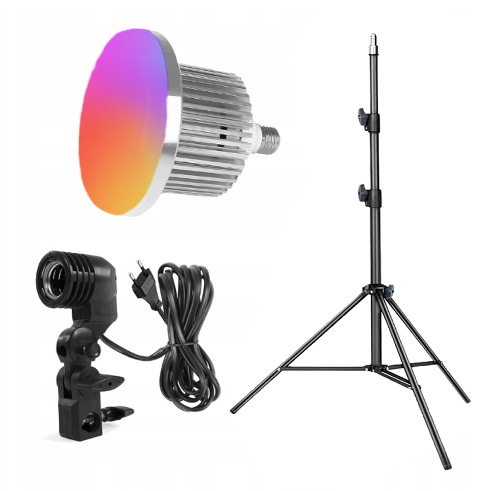 Lumina cu trepied pentru Studio, LED RGB 50w, telecomanda, Aluminiu, pliabil, lumina profesionala pentru foto, video si streaming [2]