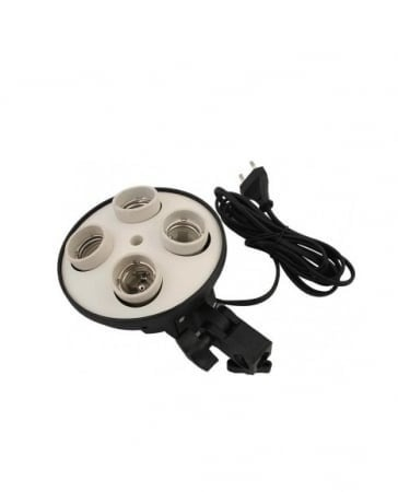 Softbox cu soclu de 4 becuri, trepied reglabil 200 cm, fara becuri [5]