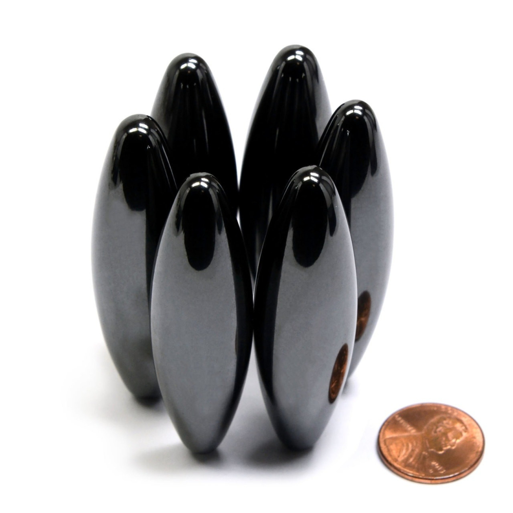 Magneti ovali antistres, jucarie magnetica interactiva, set 2 bucati, lungime 35 mm [2]